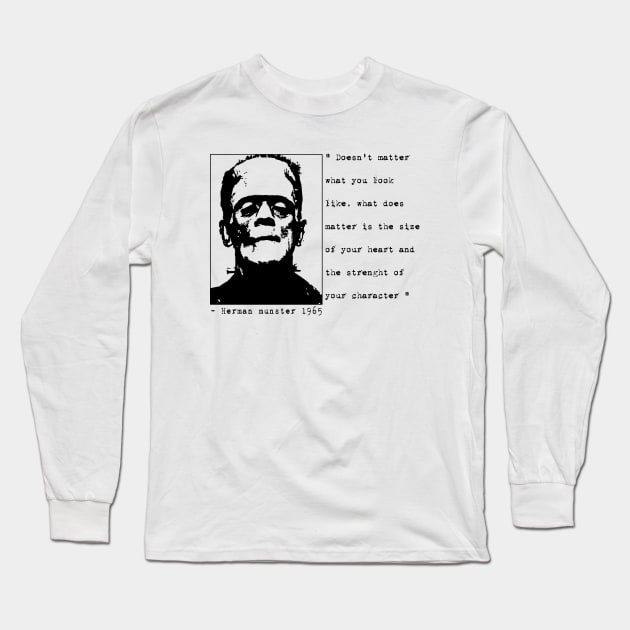 the munsters 1965 wisdom Long Sleeve T-Shirt by psninetynine